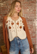 Textured Sheer Long Sleeve Side Slit Maxi Cardigan